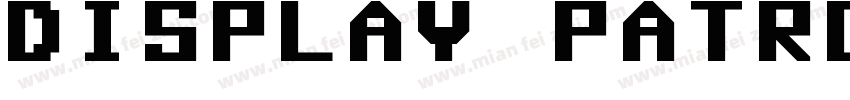 Display Patrol Regular字体转换
